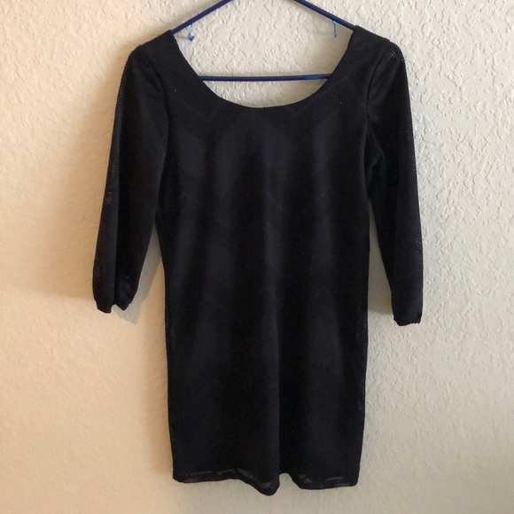 Black mesh dress - Picture 2 of 3